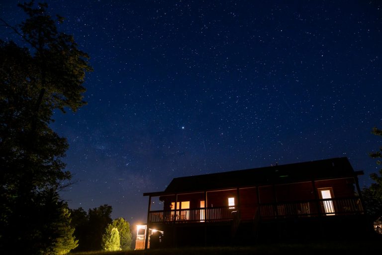 Stargazing from Waiheke house